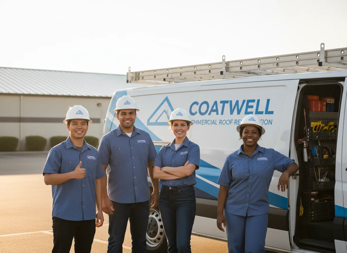 Commercial roof coating company in Vining, IA